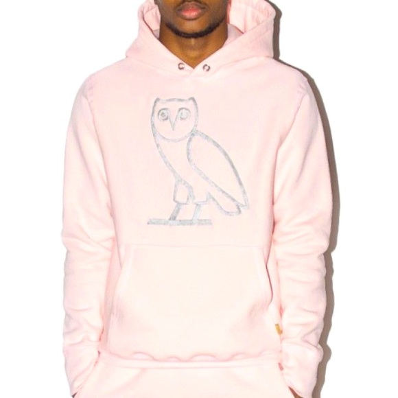 Ovo Drake Owl Hoodie Light Pink 